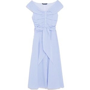 Zara Striped Cotton Dress